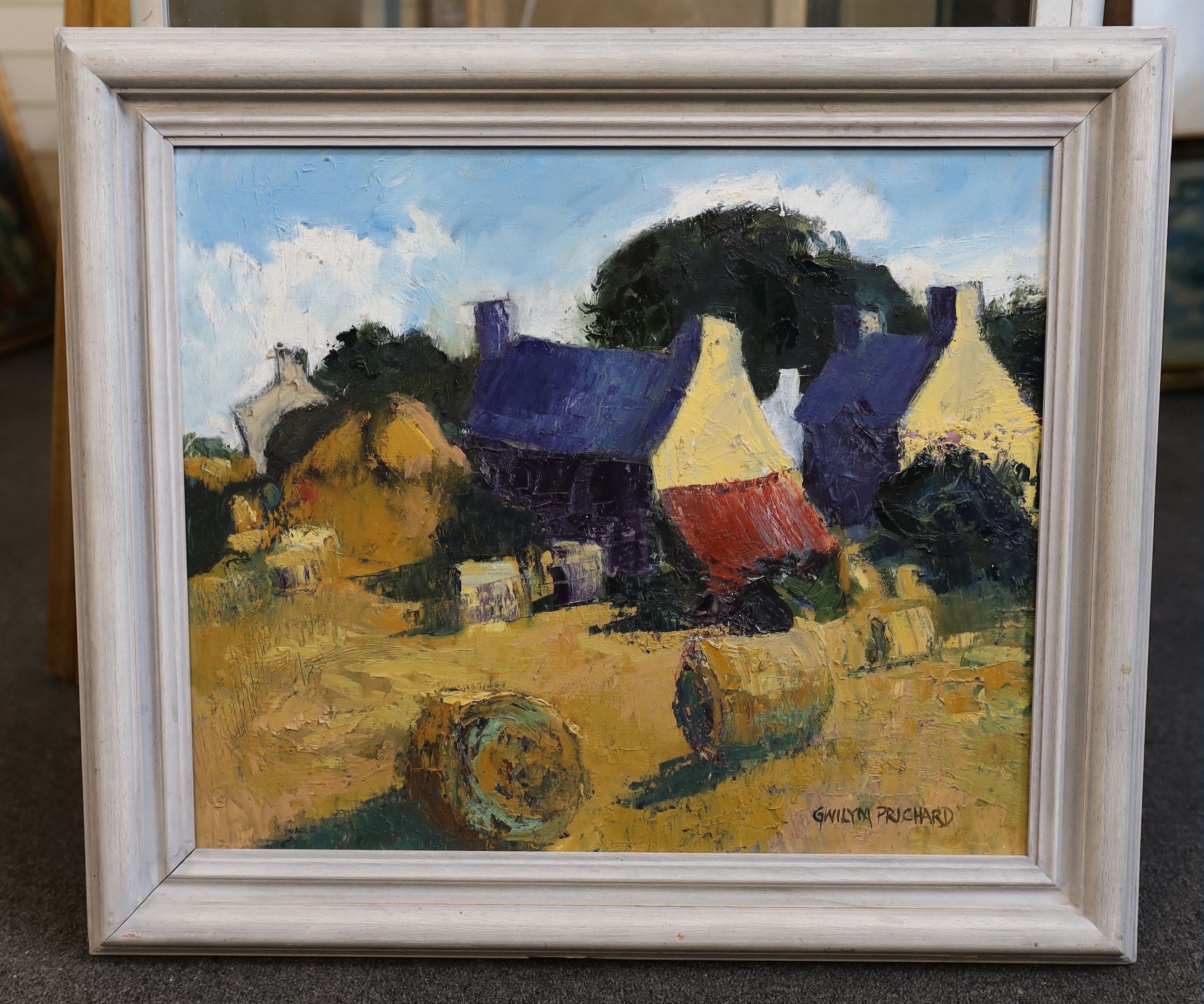 Gwilym Prichard (Welsh, 1931-2015), 'Brittany - Summer', oil on canvas, 44 x 53cm